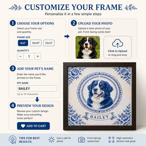 Chinoiserie Blue Custom Pet Portrait Wooden Frame - Personalized Wooden Frame 488fb2bc-24ec-4e46-b9b9-62ebdee0e7e7.jpg