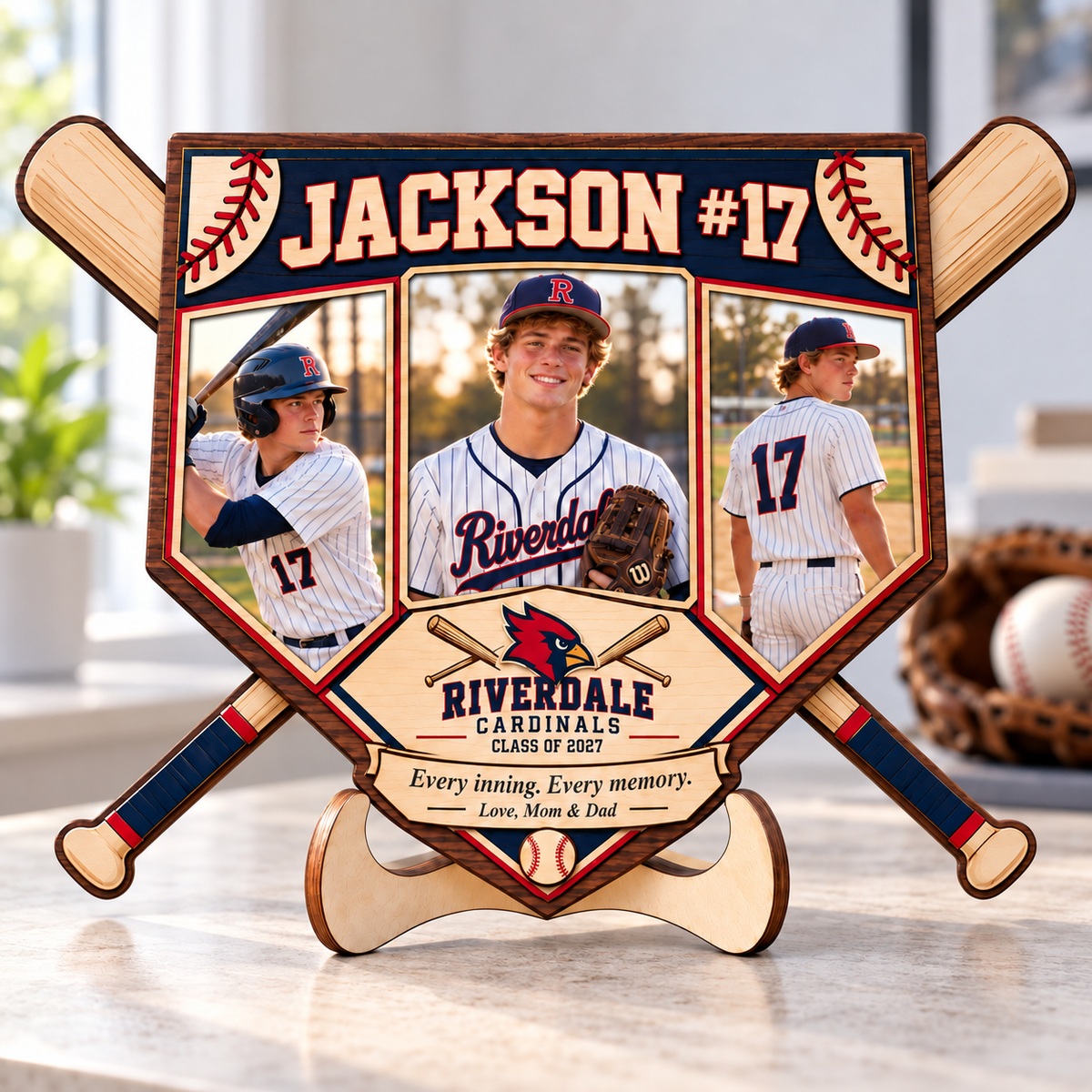 Personalized Baseball Photo Collage Plaque with Stand – Custom Senior Night & Graduation Gift for Baseball Players 48d6c939-ee65-4ac8-9066-c0dd6ebecfd9-Jackson-17-Walnut-Baseball-Plaque-1.png