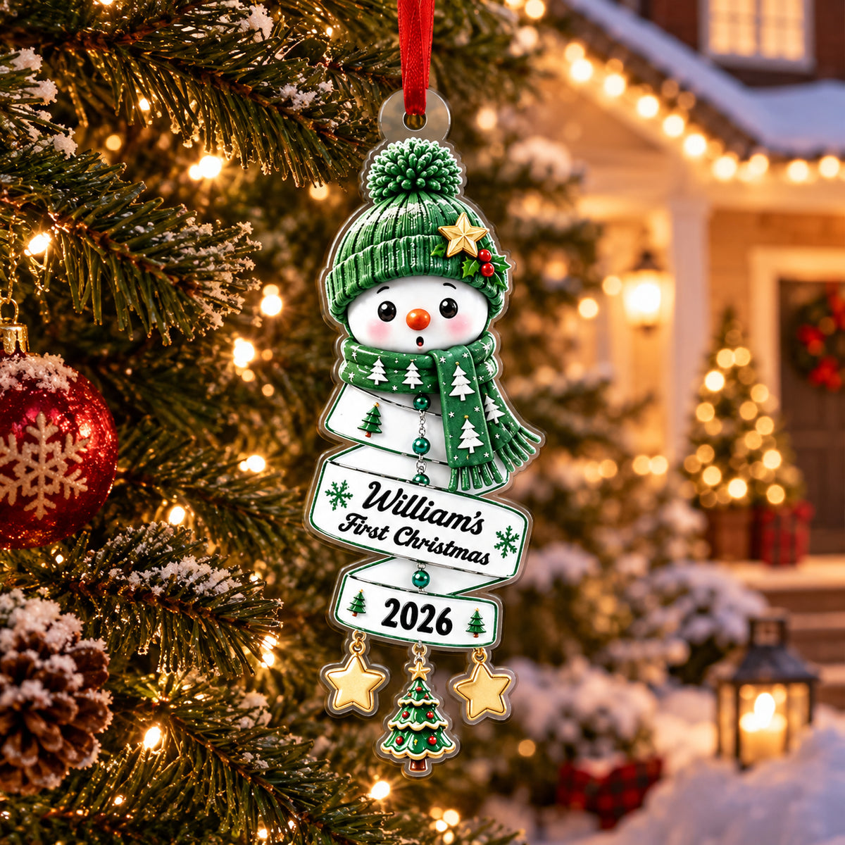 Christmas Cheer Newborn Christmas Snowman Style - Personalized Acrylic Ornament 48db9809-8cf8-4a27-9859-038ea99f8ca6-banner-5.jpg