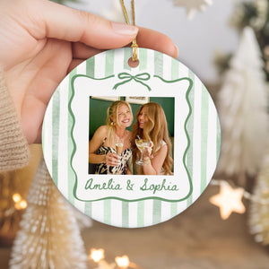 Personalized Photo Ornament, Friend Gift, Striped Friendship Keepsake 48dfb26c-33c6-48ec-84a2-29c652df4449-6.jpg