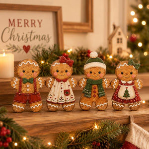 Gingerbread Christmas Wood Sign, Holiday Baking Decor, Cozy Kitchen Shelf Sitter, Rustic Xmas Home Accent, Baker Gift 48fcc0d3-0b88-48ed-ba45-999e4e54a0d2-banner-1.jpg