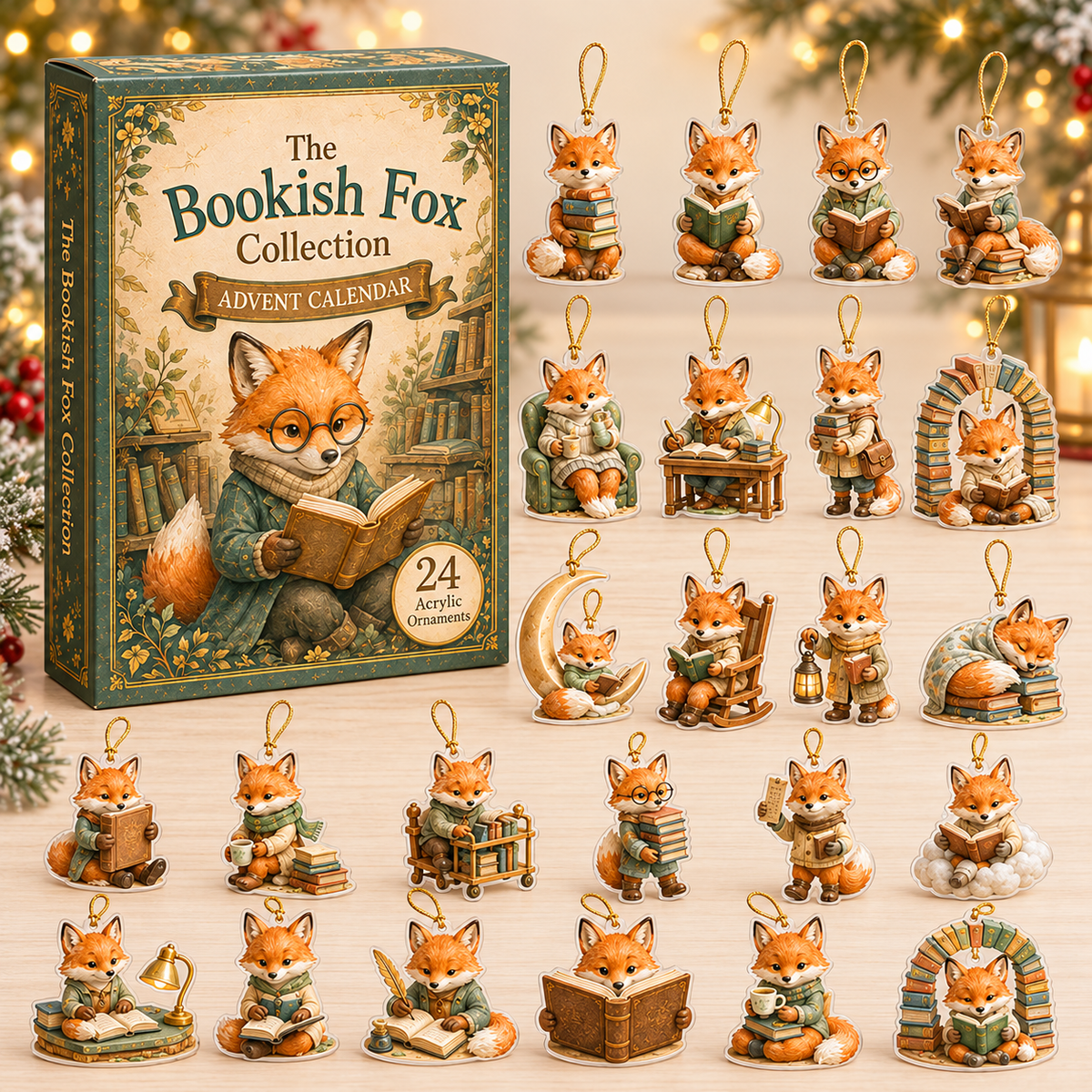 Bookish Fox Advent Calendar 2026 - 24-Day Festive Countdown, Acrylic Charms Blind Box - Gift For Fox Lovers 48ff0e3f-3fbb-4ab7-8b94-a452a39065ca-fox-box-charms.png