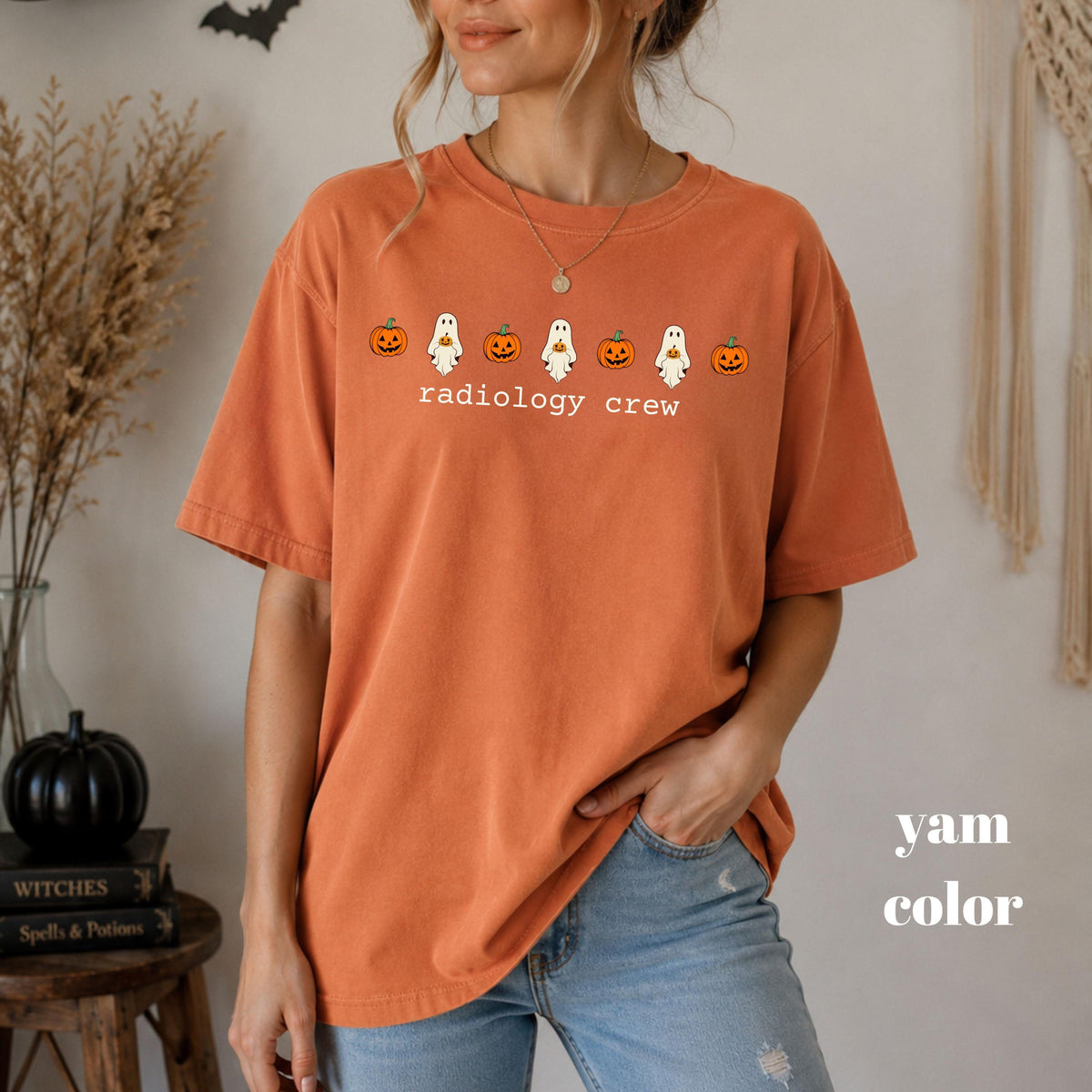 Custom Radiology Crew Shirt, Personalized Halloween X-Ray Tech Tee, Ghost Radiology Gift, Radiologic Technologist, Comfort Colors 491ef37b-167f-4fb1-ac0e-4a70fad5879d-3.jpg