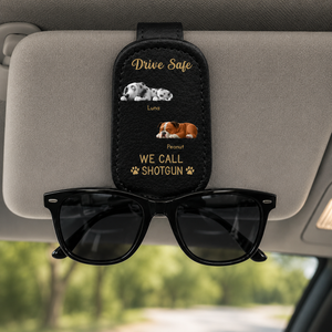 Custom Photo Drive Safe Daddy Sunglasses Holder: Personalized Sunglasses Holder For Dog Dad With Dog, Fathers Day, Gift For Dad, Grandpa
