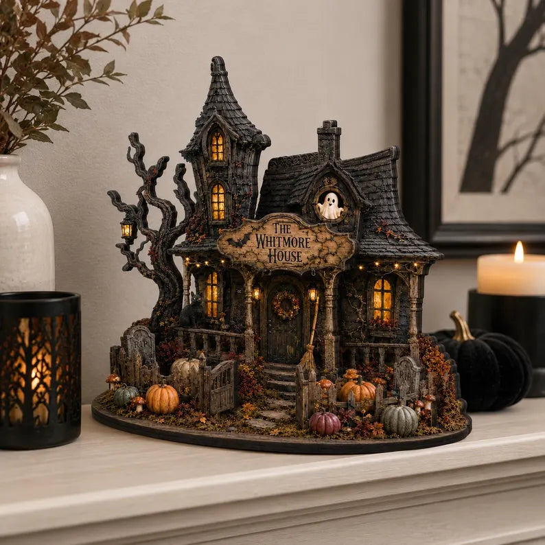 Personalized Haunted House Wooden Decor, Custom Family Name Halloween Tabletop Sign, Spooky House Shelf Decor Gift 492386d7-f219-43ea-8147-8eb14da94742-vcvvcxcxcxccx-2-.webp