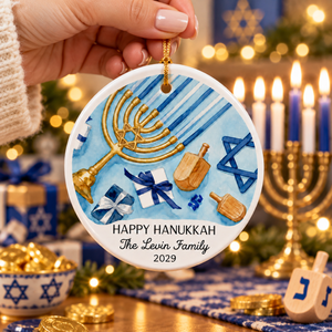 Custom Hanukkah Ornament Personalized Hanukkah Christmas Gift Jewish Holiday Ornament Hanukkah Tree Decor Festival of Lights Keepsake 49337dd1-7015-4a31-b211-ff1c3e3efcaf-moc3.png