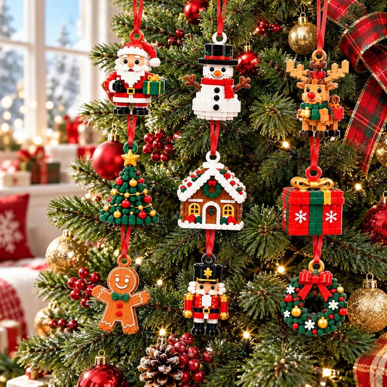Christmas Mini Brick Ornament Advent Calendar 2026, 24 Unique Holiday Building Figures, Christmas Decoration Set 494e6565-2ff8-4210-a972-bb1cf73ec751-ds-14-.webp