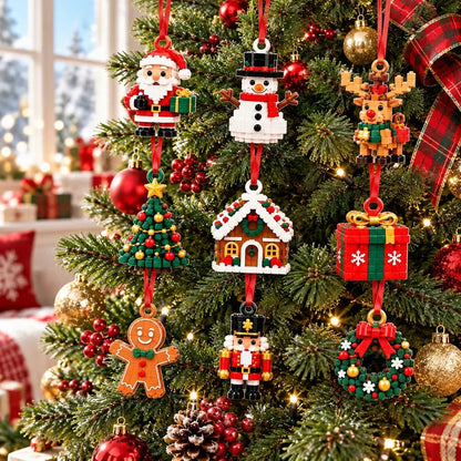 Christmas Mini Brick Ornament Advent Calendar 2026, 24 Unique Holiday Building Figures, Christmas Decoration Set 494e6565-2ff8-4210-a972-bb1cf73ec751-ds-14-.webp