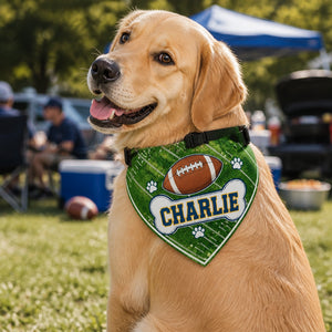 Personalized Football Field Dog Bandana - Personalized Pet Bandana Collar With Adjustable Buckle 4970120e-ec01-49fc-b3ab-6b202913677a.jpg