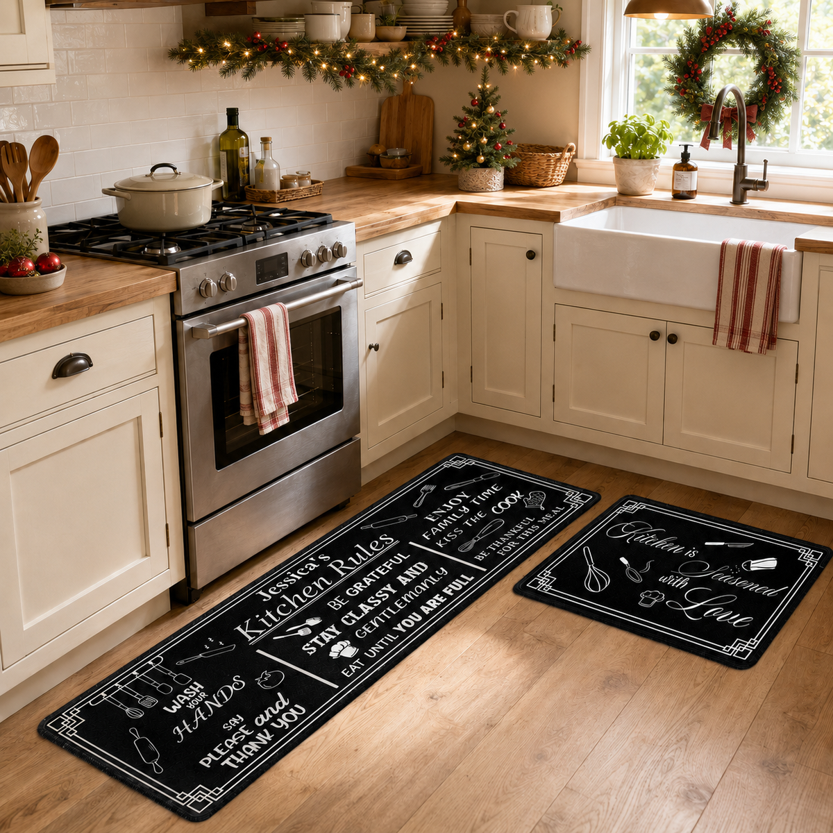 My Kitchen Rules - Personalized 2-piece Mat - Kitchen Decoration, Gift For Mom, Grandma 49706ead-6f7d-4031-836a-2c13a4d82a3c-banner-1-1.png
