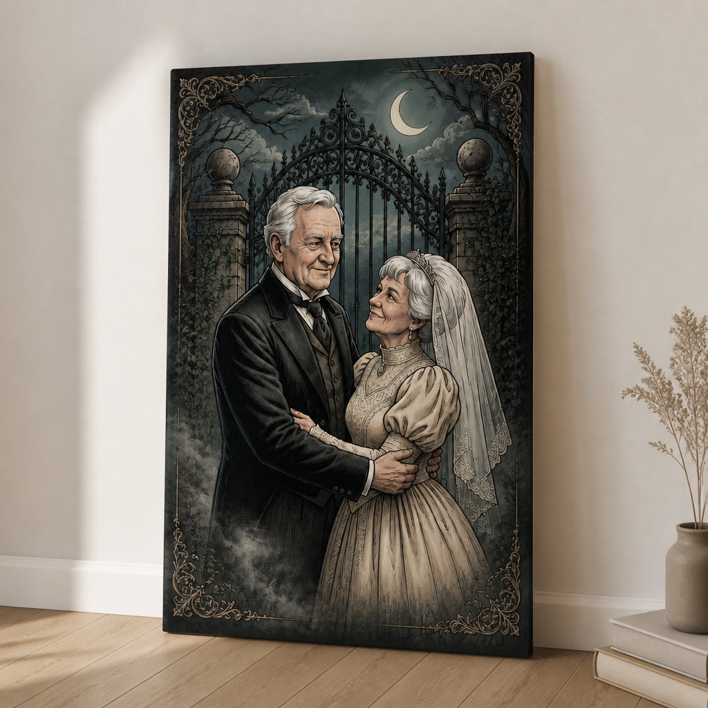 Custom Gothic Wedding Couple Portrait Canvas – Photo to Illustration - Personalized Canvas 4970e6a6-ad8b-4f98-817e-e85494d36dd7.jpg