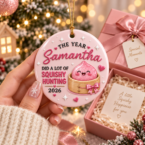 Personalized Squishy 3D Ceramic Ornament 2026, Custom Name Kids Christmas Gift, Cute Dumpling Hunting Keepsake, Grandkids Gift, 3D Relief Printed 499e0360-5fa4-4874-bb6d-312eb0dc48d2-7794da27-d186-445c-ab9d-ee4848b0c096.png