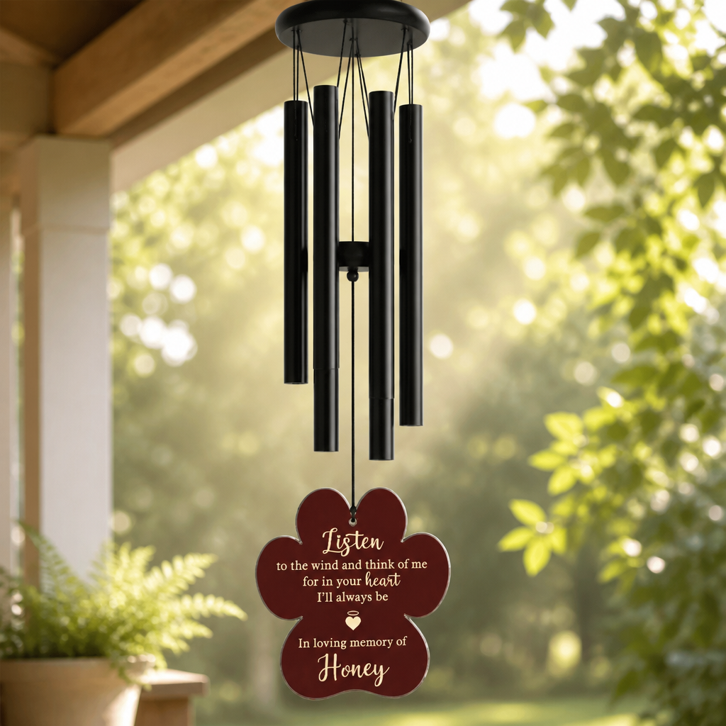 Pet Memorial Wind Chime – “Listen to the wind” – Personalized Name - Personalized Windchime 49aa72bc-0ae8-4920-97f4-ddfa05702931.png