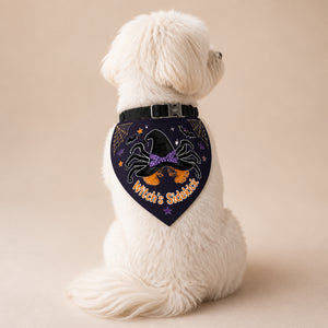 Halloween Witch Spider Pet Bandana - Pet Bandana Collar With Adjustable Buckle 49ce1c56-be0e-4fa4-bfc4-ef7179e069b6.jpg