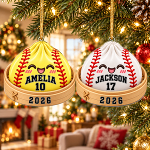 Personalized Softball Dumpling Ornament, Squishy Dumpling Acrylic Ornament, Custom Name Softball Player Christmas Gift 49d1b472-621d-4845-ac68-5dffa4e85a81-banner-1.png