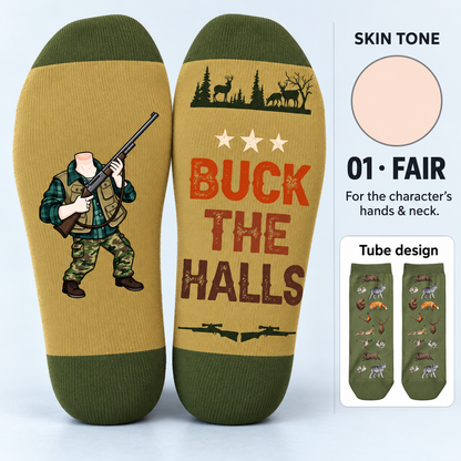 Hunting Socks Funny Gift For Dad Grandpa Husband - Personalized Socks, Gift For Hims, Dad, Brother, Husband 49e3ce22-5575-4256-aee7-880d90c97581-M-u-v-s-n-b-n-t-ng-da-01-1.png