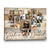 Custom Heart Photo Collage Canvas, Photo Collage Gift, Personalized Anniversary Gift For Couples