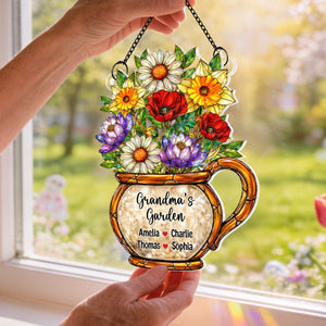 Grandma's Garden Birth Flowers - Personalized Suncatcher