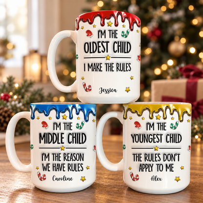 Who Makes The Rules - Personalized Ceramic Coffee Mug