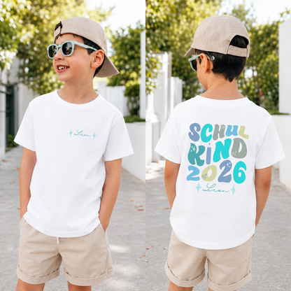 Schoolchild 2026 T-Shirt, Personalized, Shirt with Name & Year, Schoolchild 2026, Gift Idea for Schoolchildren, Back to School Gift