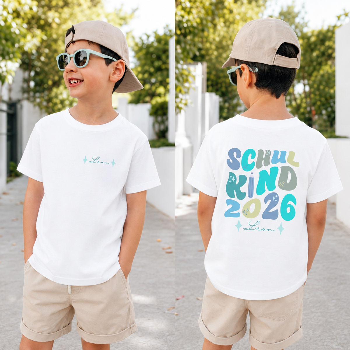 Schoolchild 2026 T-Shirt, Personalized, Shirt with Name & Year, Schoolchild 2026, Gift Idea for Schoolchildren, Back to School Gift