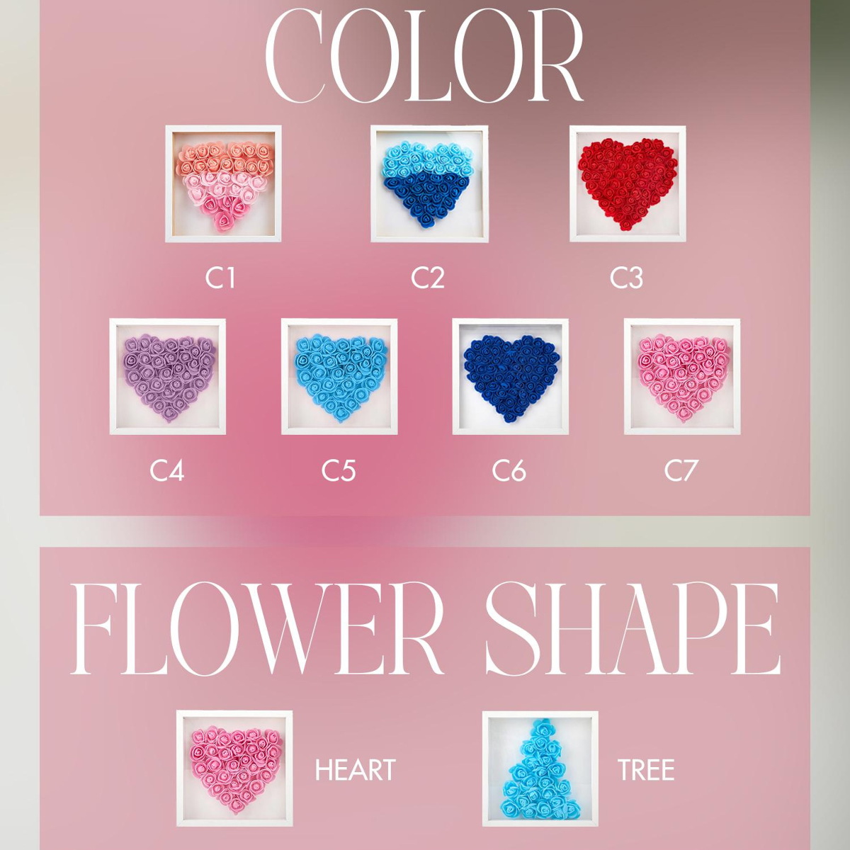 Custom Mama Photo - Custom Flower Frame Box - Gift For Mom, Mother's Day Gift