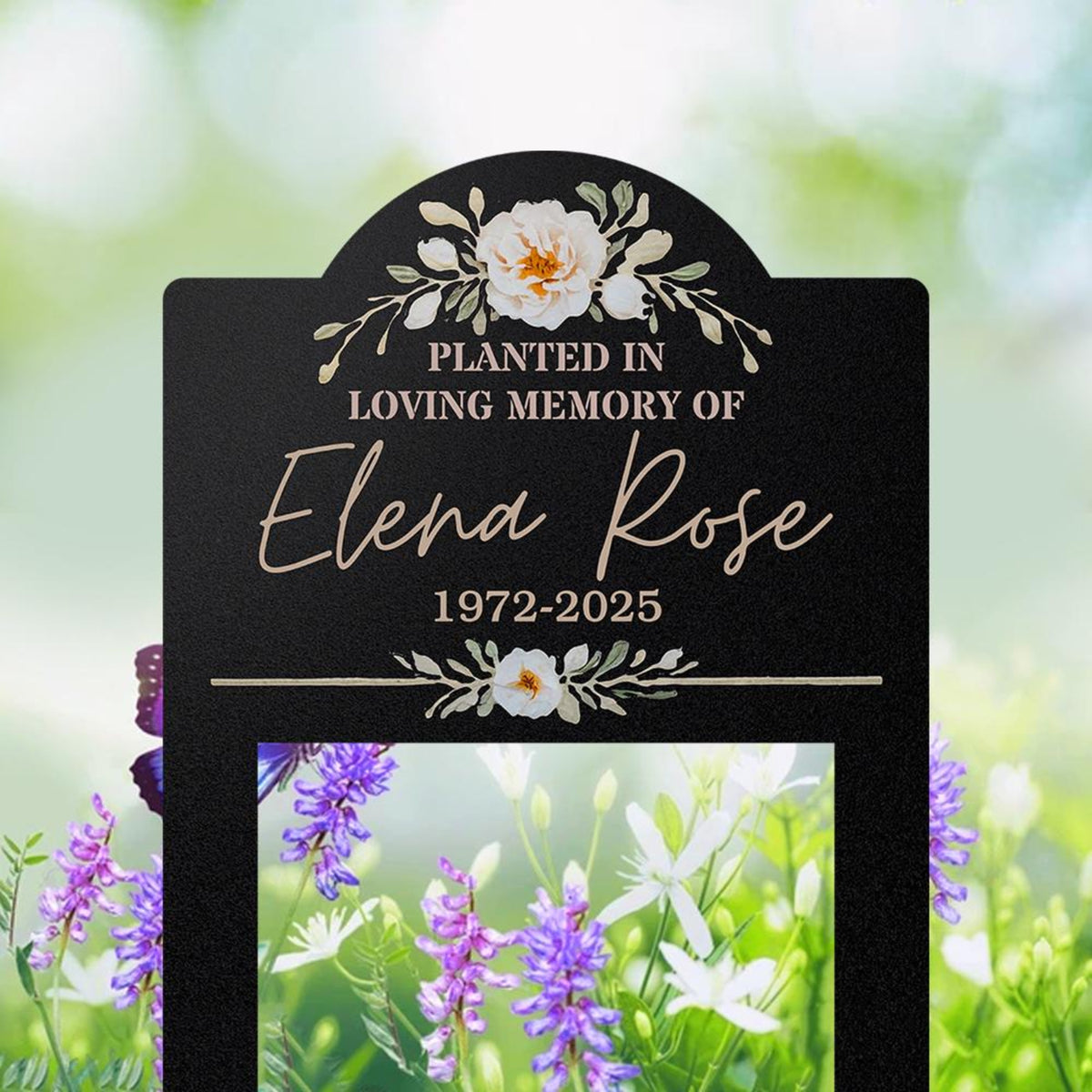 Custom Memorial Tree Plaque, Tree Sign With Stake, Metal Memorial Marker, Dad Mom Loss, Sympathy Sign, Remembrance Plaque