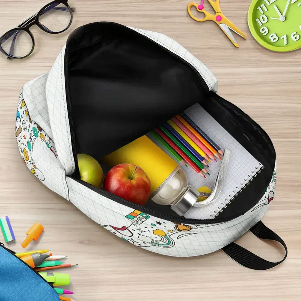 Custom Photo Kid Can Be Anything - Personalized Canvas Backpack