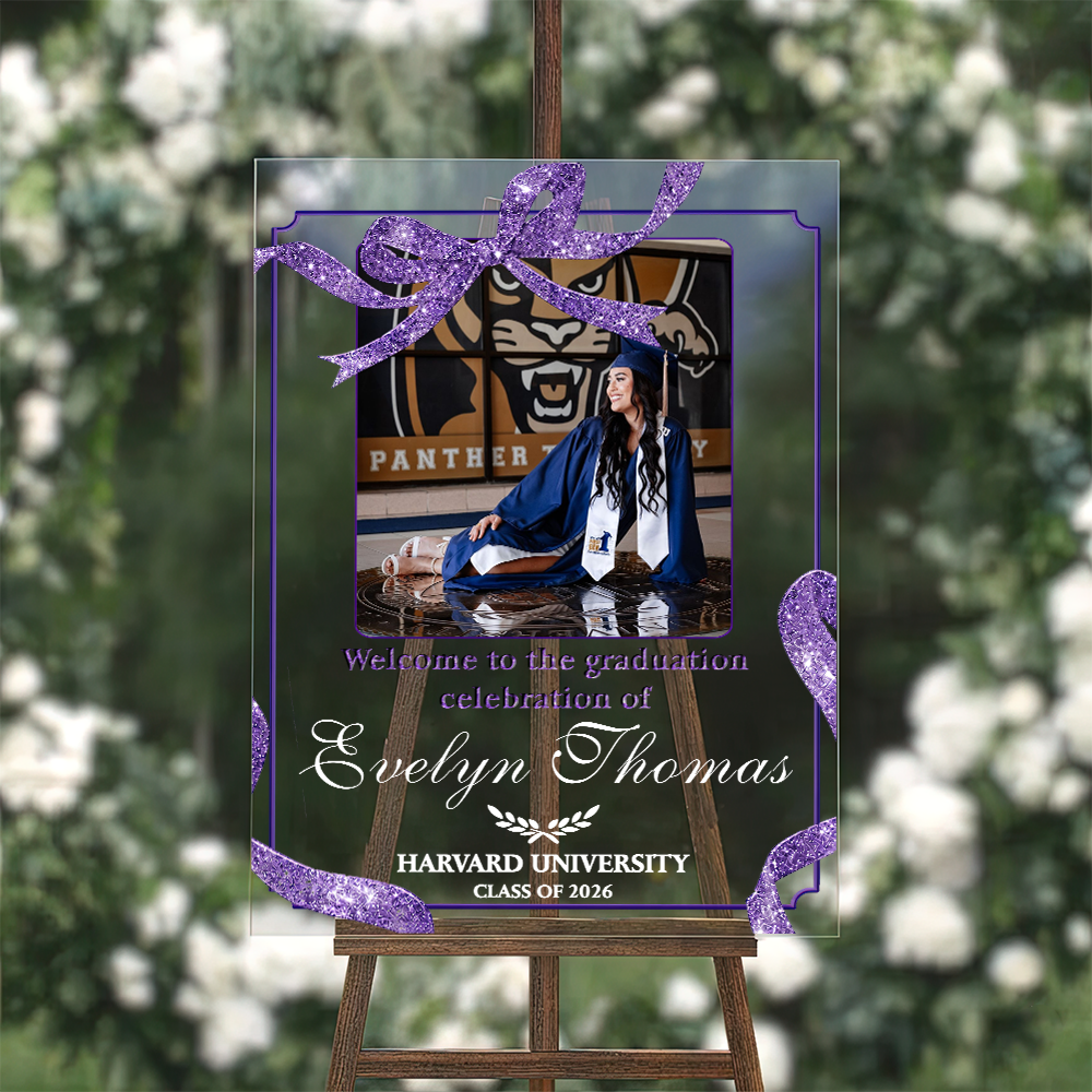 Graduation Decoration Personalized Acrylic Welcome Sign