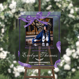 Graduation Decoration Personalized Acrylic Welcome Sign