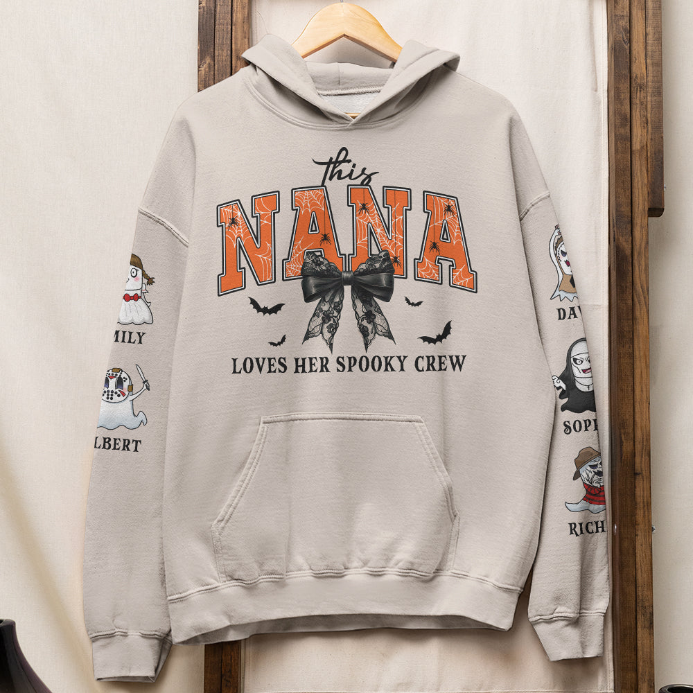 This Nana Loves Her Spooky Crew - Personalized Apparel - Gift For Mother Grandma, Halloween Gift
