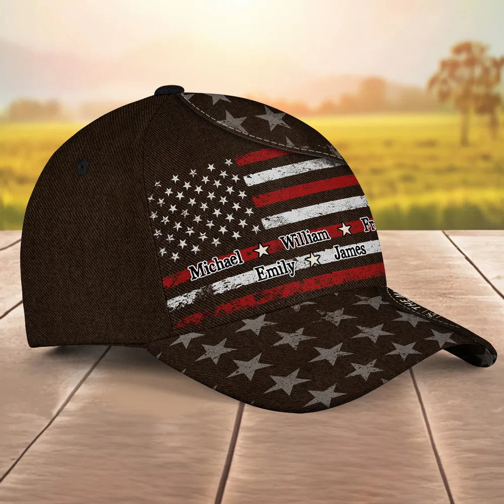 Dad The Man The Myth The Legend - Personalized Classic Cap - Gift For Dad, Father's Day, Birthday Gift