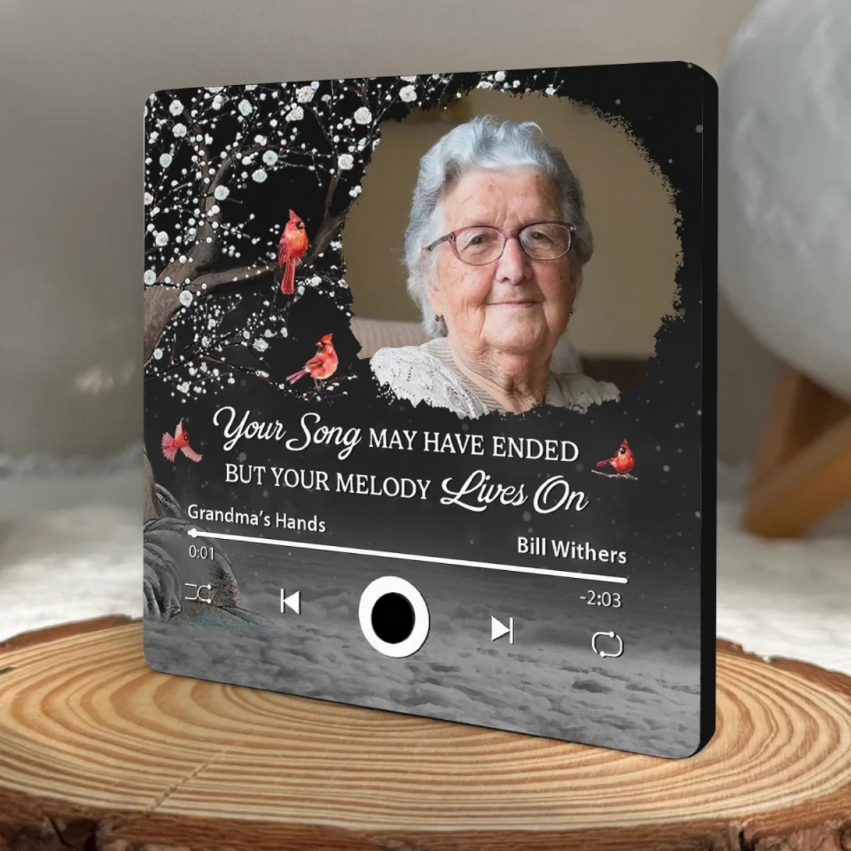 Your Melody Lives On - Personalized Music Fridge Magnet - Memorial Gift