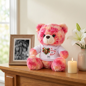 I Am Always With You Cardinal - Memorial Personalized Teddy Bear