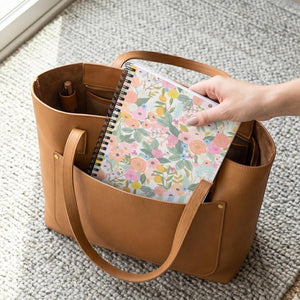 Personalized Spiral Notebook Gift for Her, Custom Floral Journal Stationary, Custom Text with Flowers, Cute Notebook Pink