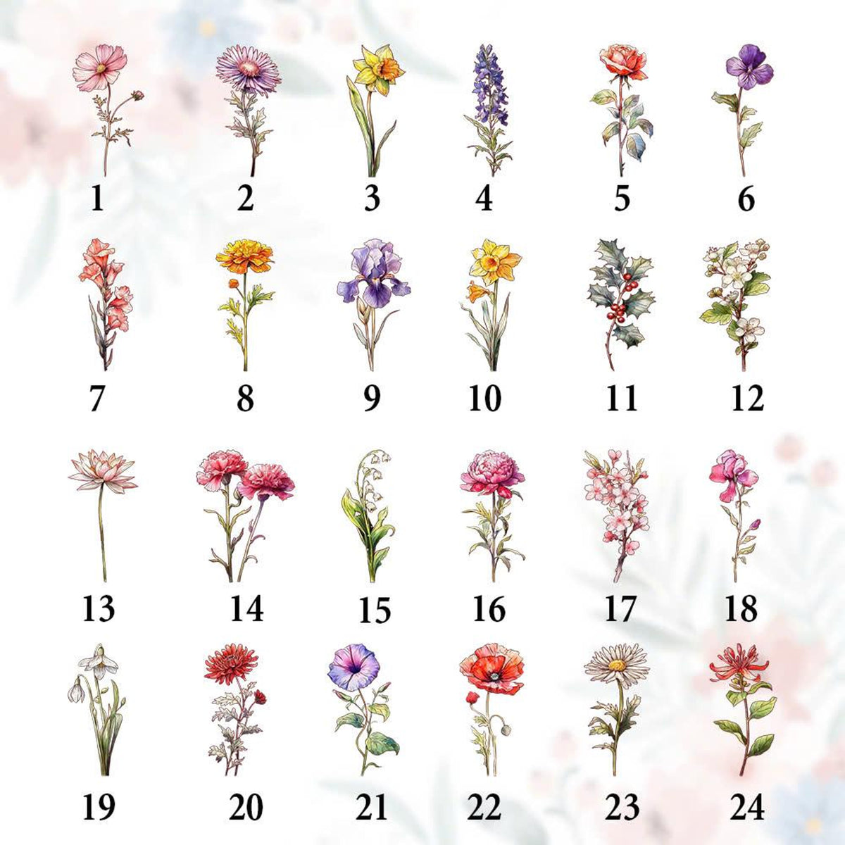 Sisters Are Different Flowers From Same The Garden, Personalized Ceramic Flower Vase, Custom Birth Flowers Family Gift