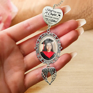 I Chose My Path But God Ordered My Steps - Personalized Graduation Tassel Charm
