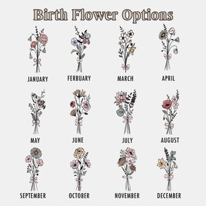 Personalized Birth Month Flower Mug for Best Friend, Custom Name Birthday Coffee Mug, Bestie Gift