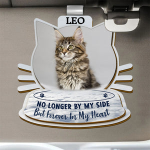 Custom Photo I Will Carry You With Me - Personalized Custom Shaped Car Visor Clip