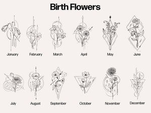 Birth Flower Mug Customizable Mug Birth Month Flower Personalized Glass Mug Clear Coffee Mug Floral Glass Mug Birthday Gift New Mom Gift