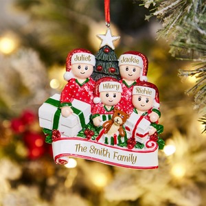 2025 Christmas Ornament With Family Member Name, Personalized Family Ornament, Family Keepsake, Xmas Tree Decor