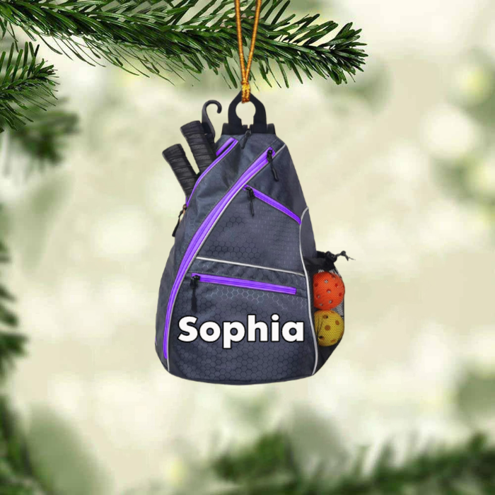 Custom Name Pickleball Equipment - Personalized Acrylic Ornament - Gifts For Pickleball Lover