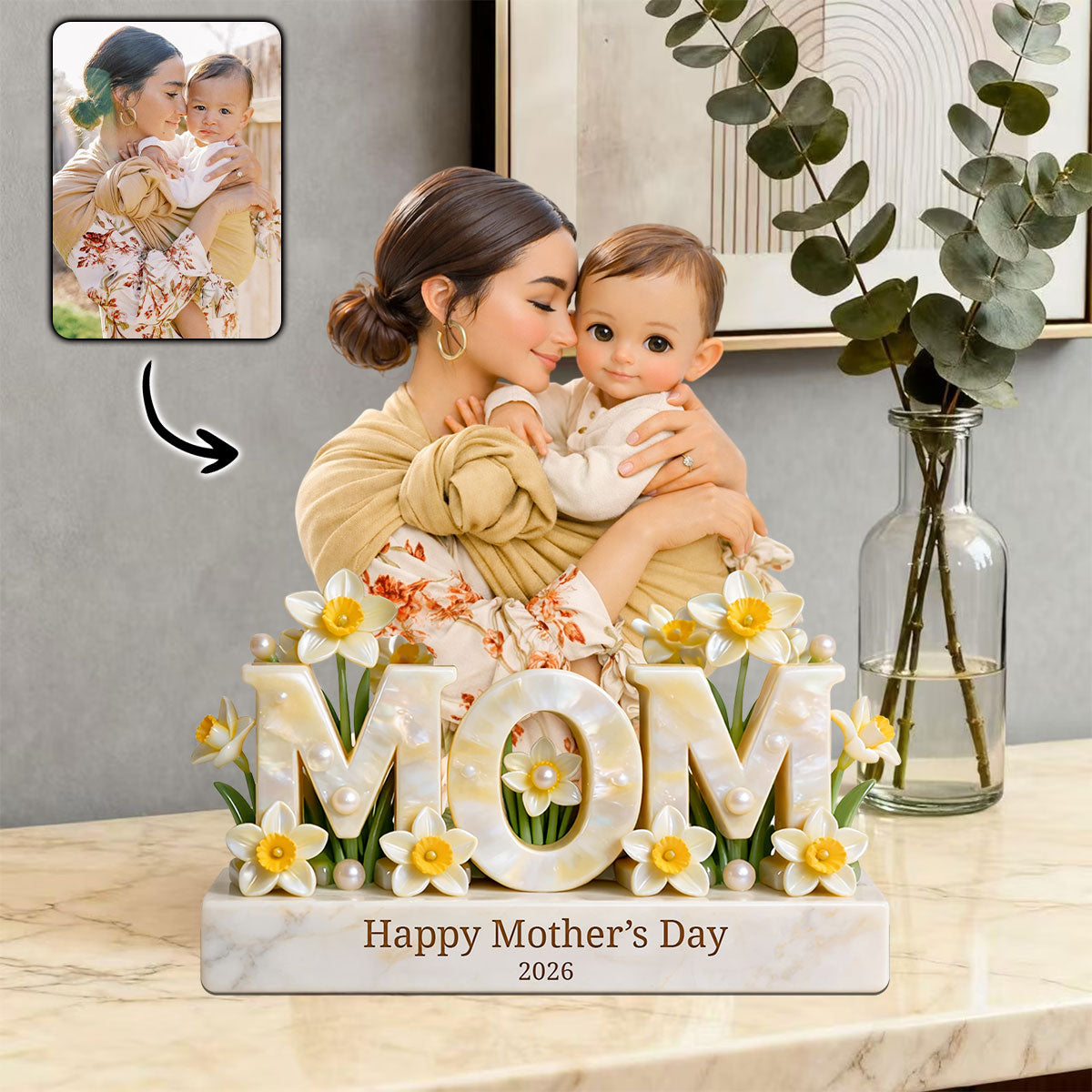 Floral Mom Keepsake with Photo - Personalized Mother Custom Shaped Acrylic Plaque 4_23dfc67e-8eb4-4007-aa8a-1e3ea169c8b2.jpg