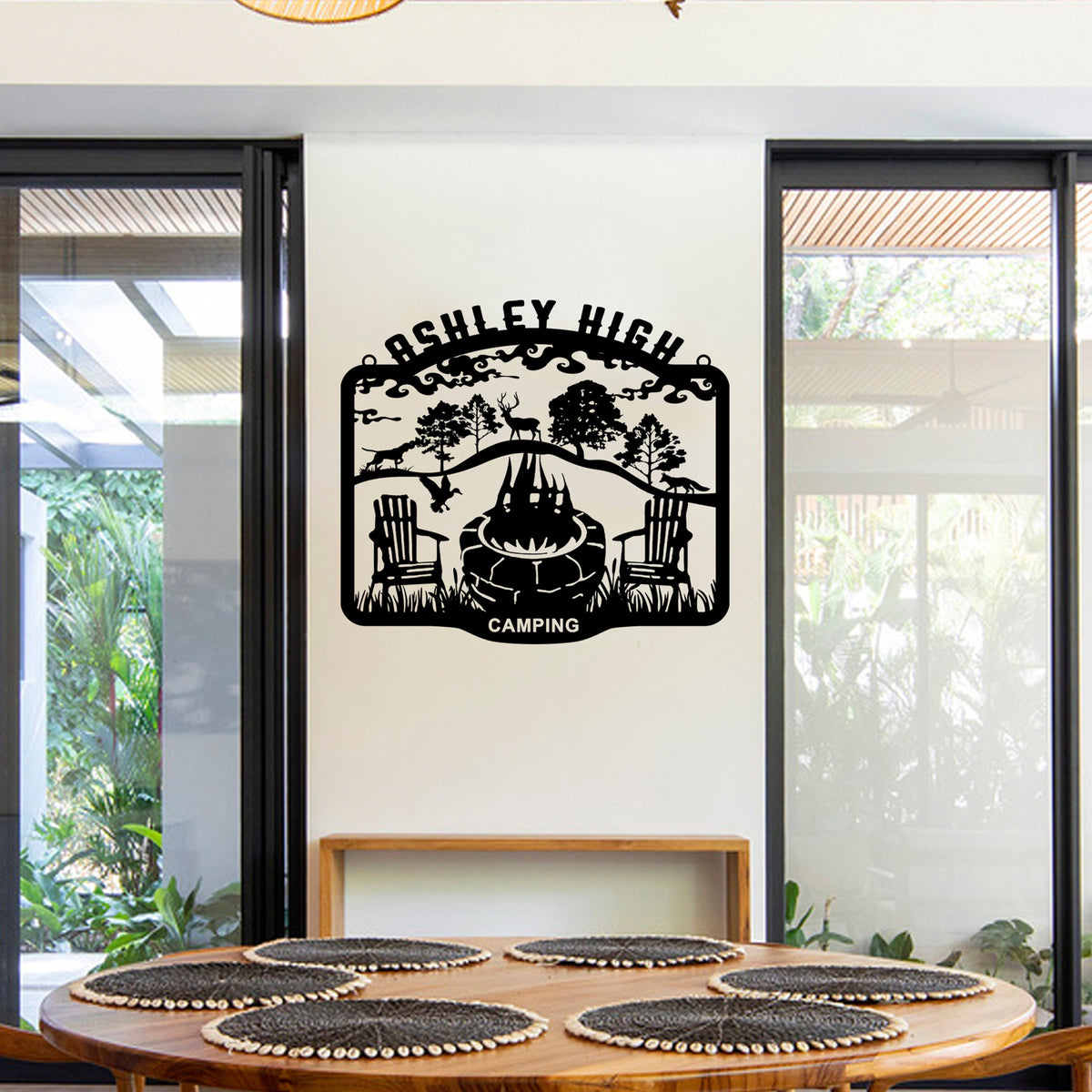 Custom Winter Garden Entry Metal Sign, Personalized Metal Ranch Name Sign, Unique Christmas Gift, House Garden Metal Decor, Anniversay Gift