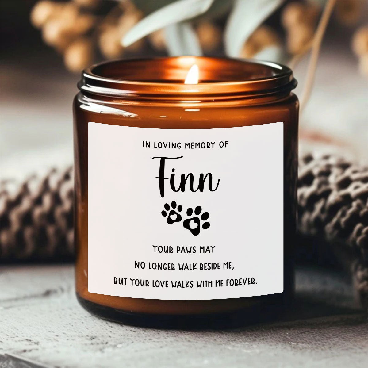 Your Love Walks With Me Forever - Scented Candle