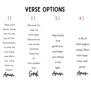 Personalized Easter Cross Basket Tag, Custom Cross Tag, Easter Baptism Gift, Easter Basket Tag, Custom Cross Tag, Personalized Easter Tag