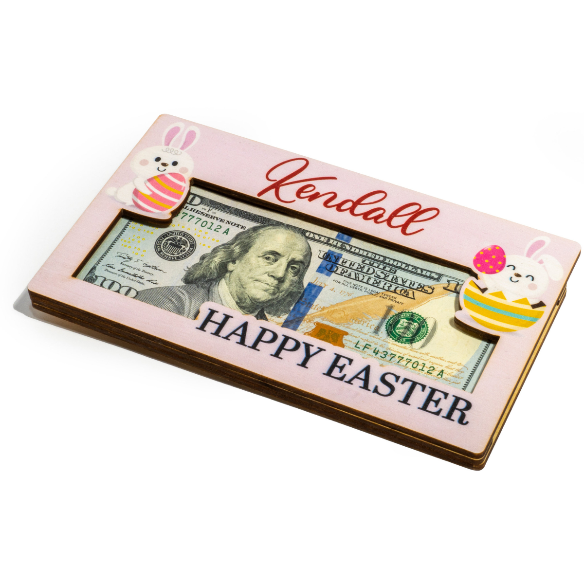 Easter Money Holder Personalized, Easter Gifts for Teens, Easter Basket Stuffers, Easter Gifts for Adults, Easter Bunny Money Gift