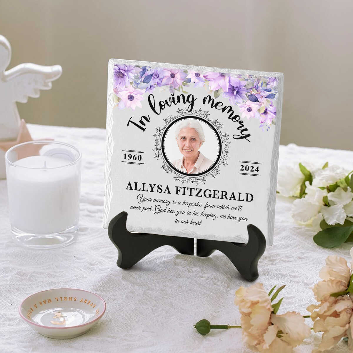 Your Memory Is A Keep Shake - Personalized Memorial Stone - Memorial Gift