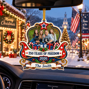 Our Christmas Crew - Real 3D Raised Ornament