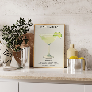 Trendy Cocktail Drink Art, Wal Decor Poster Canvas, Wedding Party Signature Drink Sign, Bar Wall Decor, Minimalist Elegant Sophisticated Retro Art Piece